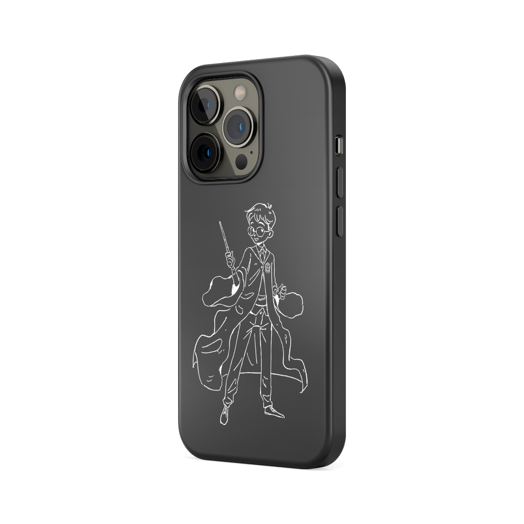 HARRY POTTER - COVER YOUNG WIZARD BLACK AND WHITE