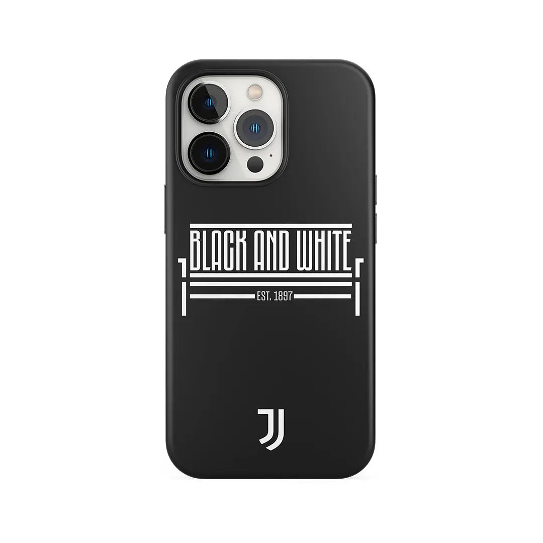 JUVENTUS - COVER BLACK AND WHITE EST. 1897 BLACK JUST IN CASE