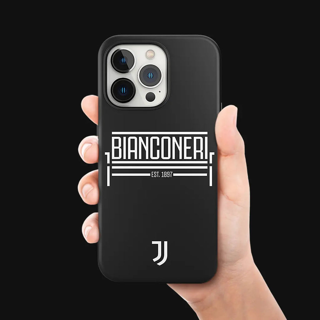 JUVENTUS - COVER BIANCONERI EST.1897 BLACK JUST IN CASE