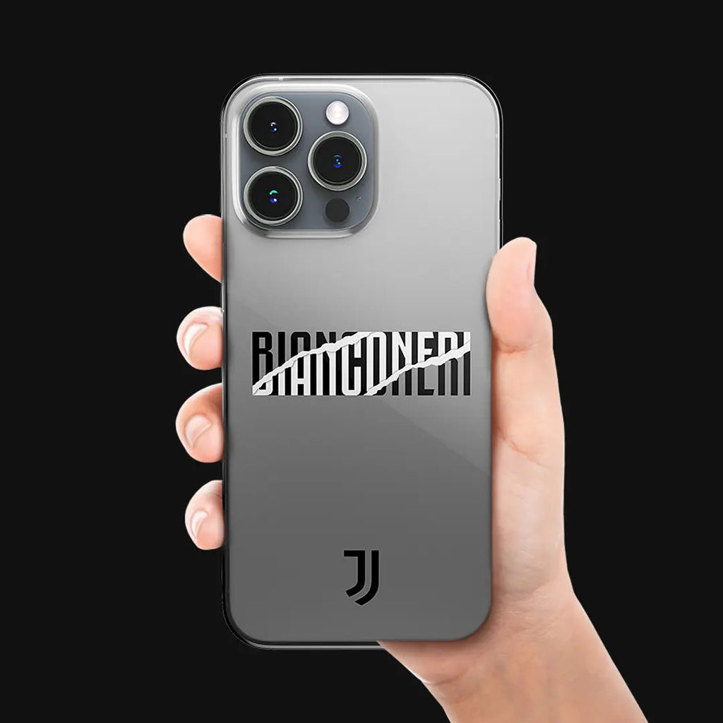 JUVENTUS - COVER BIANCONERI ORIZZONTALE TRASPARENTE JUST IN CASE