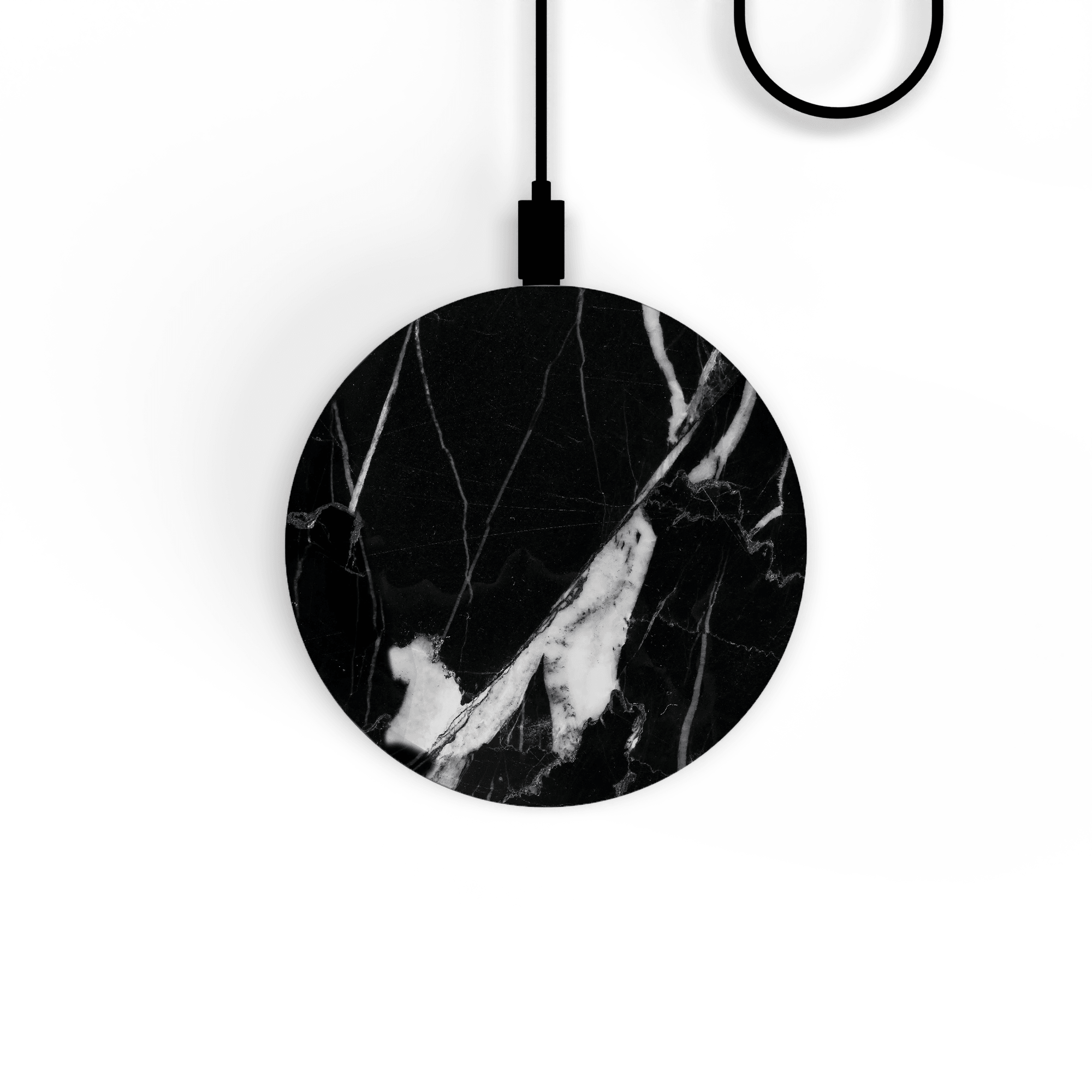 WIRELESS CHARGER - BLACK MARBLE - Just in Case