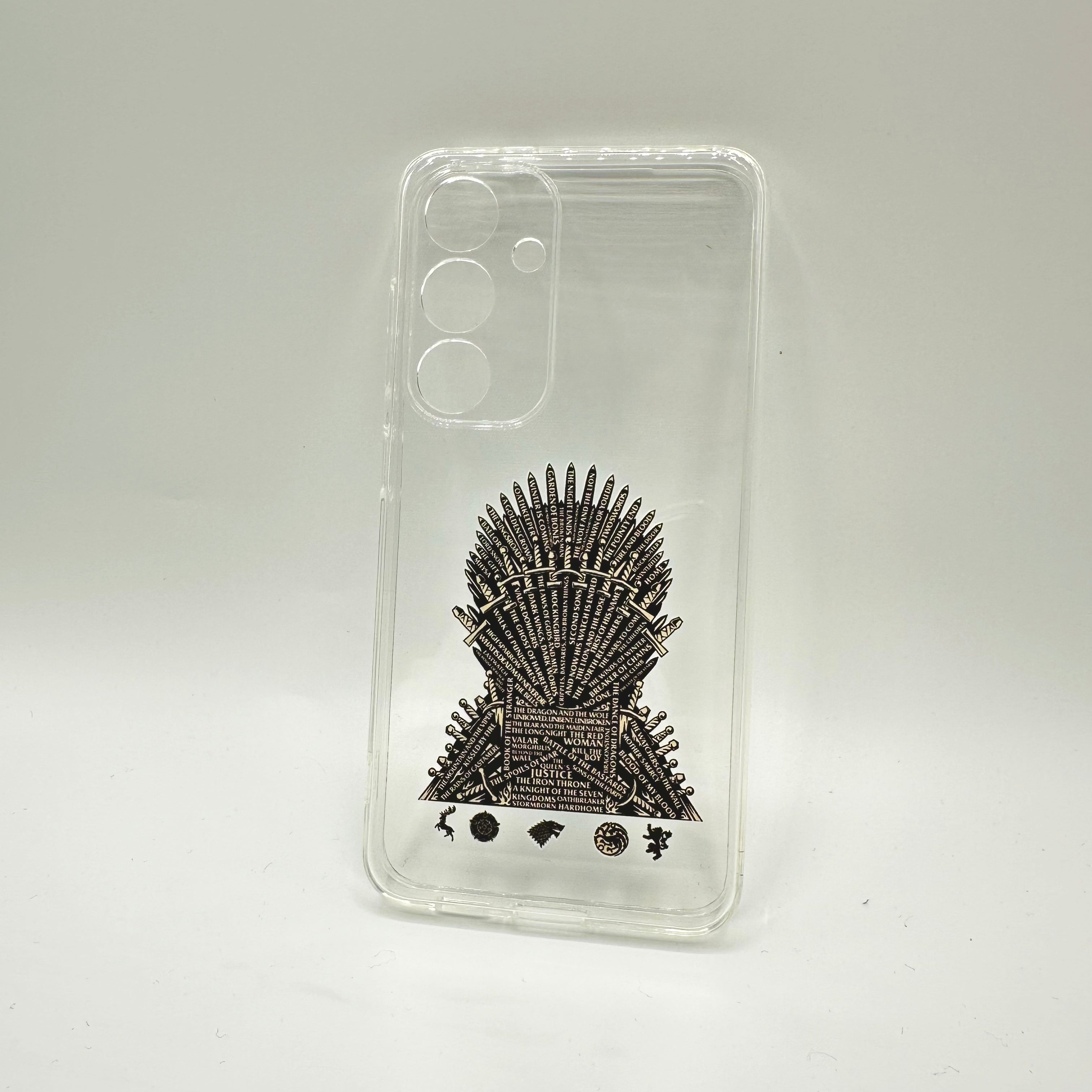 GAME OF THRONES - COVER TRANSPARENT "BLACK THRONE"