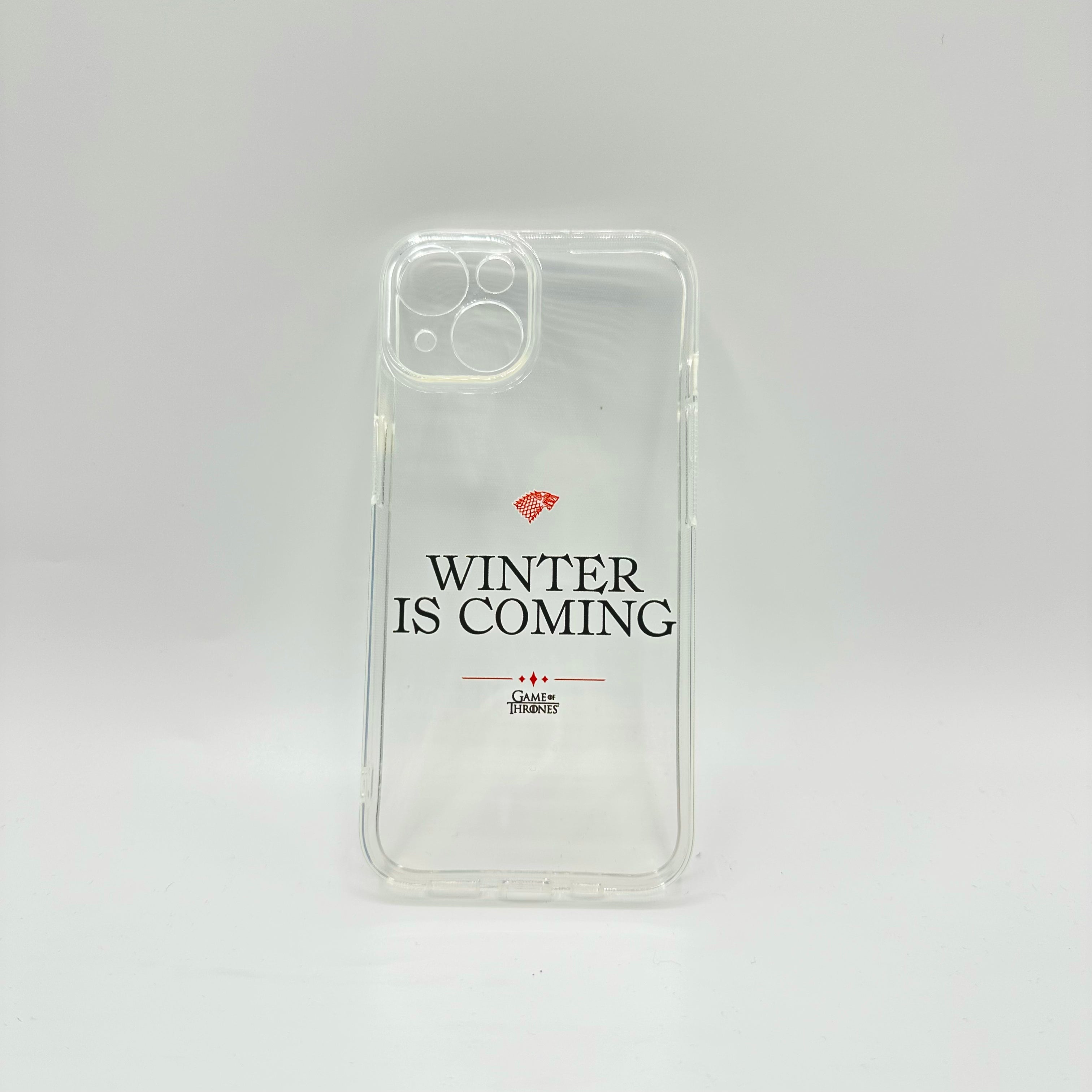 GAME OF THRONES - COVER TRANSPARENT "WINTER IS COMING"