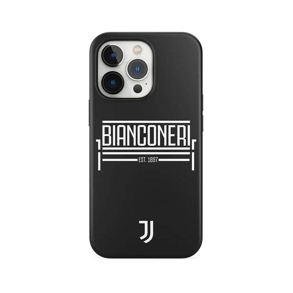 JUVENTUS - COVER BIANCONERI EST.1897 BLACK JUST IN CASE