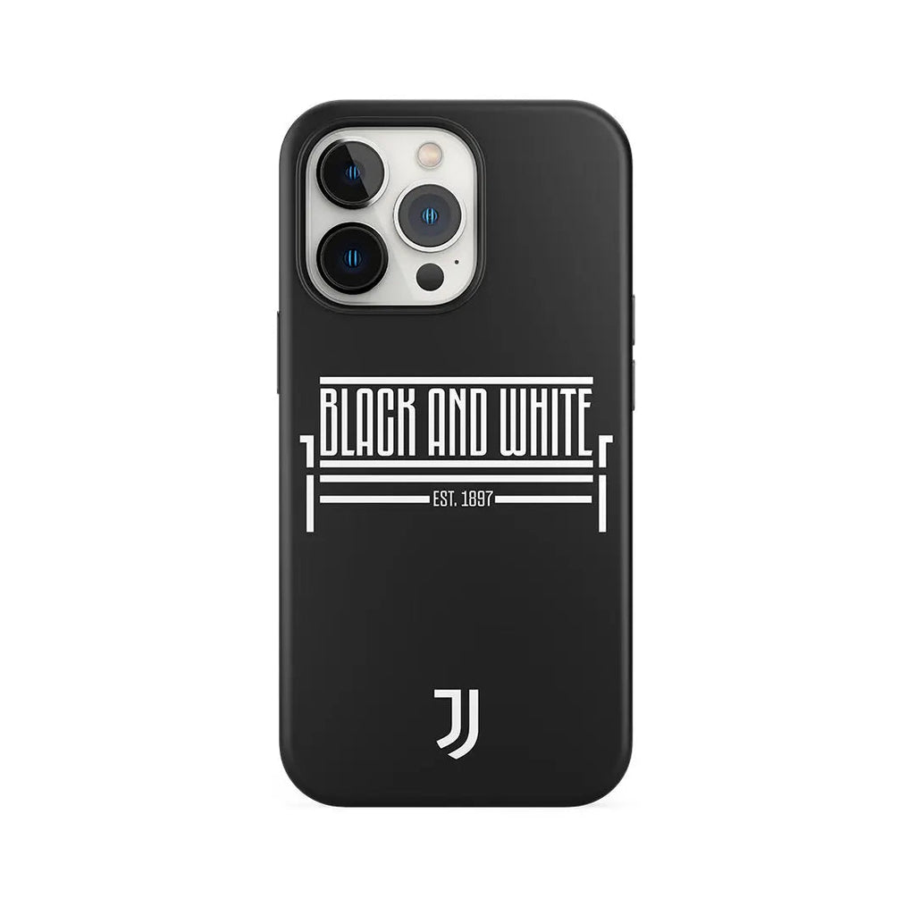 JUVENTUS - COVER BLACK AND WHITE EST. 1897 BLACK JUST IN CASE