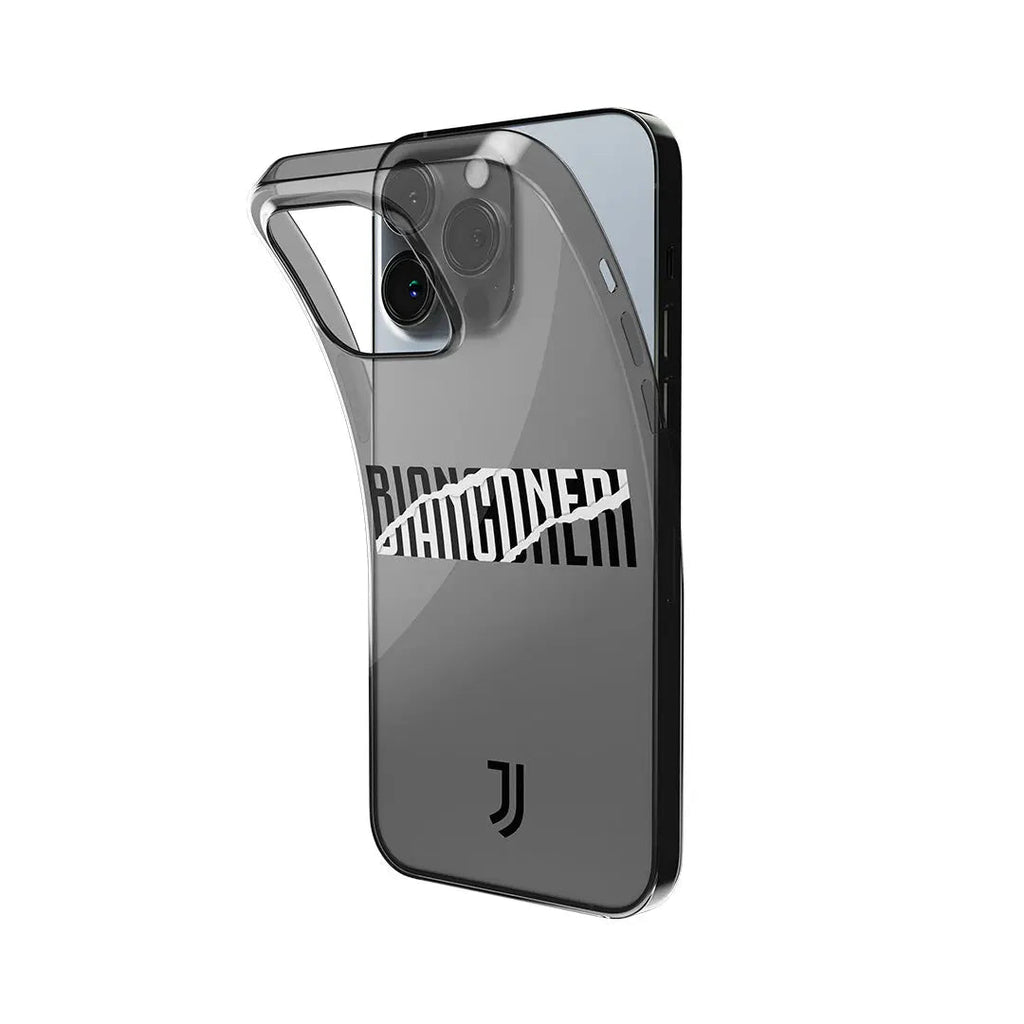 JUVENTUS - COVER BIANCONERI ORIZZONTALE TRASPARENTE JUST IN CASE