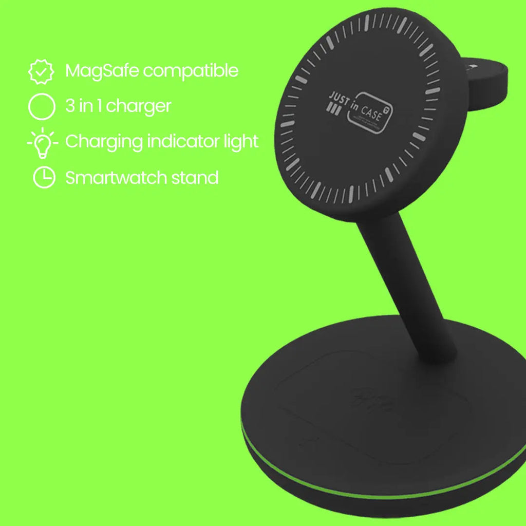 WIRELESS CHARGER - 3 IN 1 JUST IN CASE