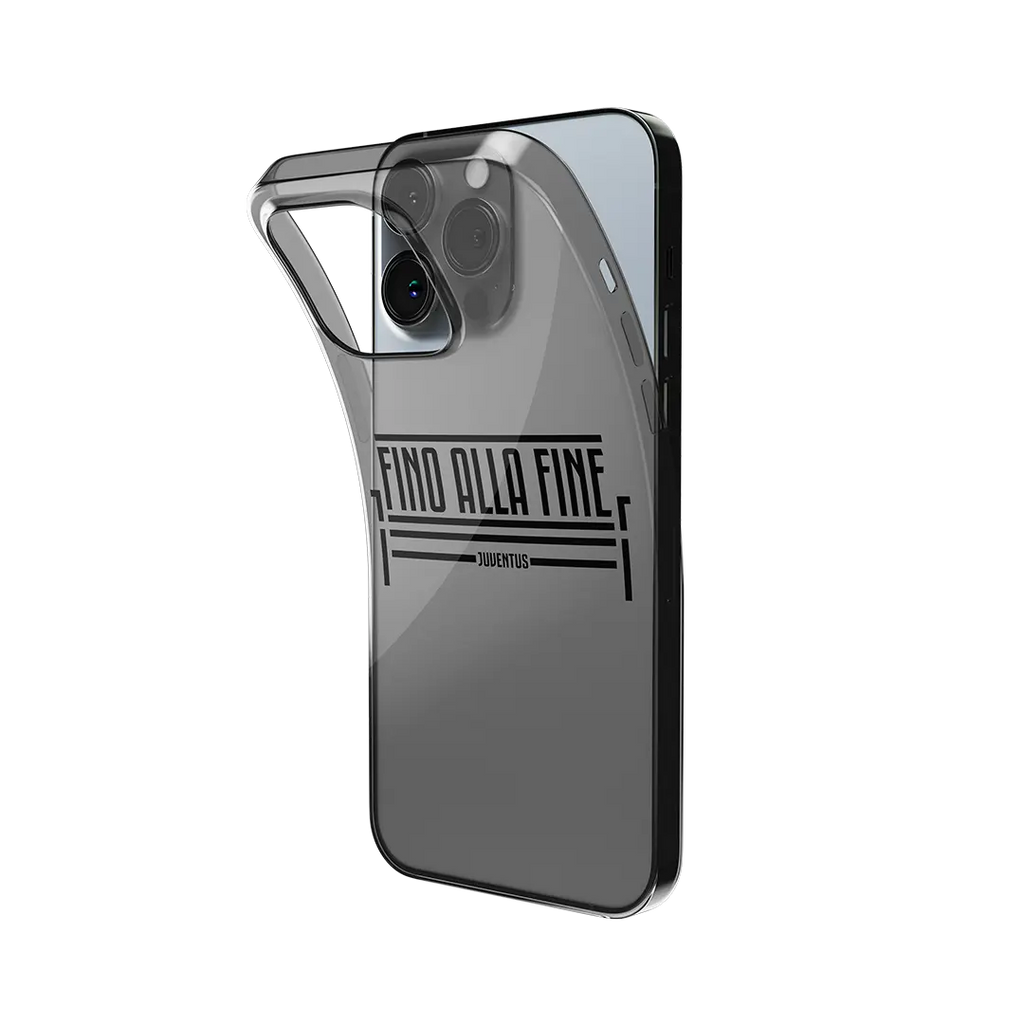 JUVENTUS - COVER FINO ALLA FINE JUVENTUS TRASPARENTE JUST IN CASE