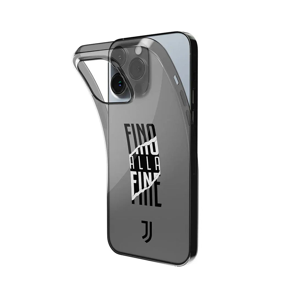 JUVENTUS - COVER FINO ALLA FINE VERTICALE TRASPARENTE JUST IN CASE