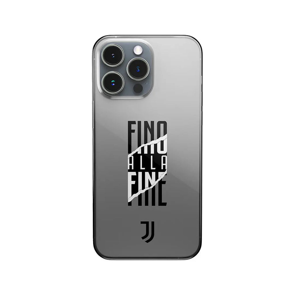 JUVENTUS - COVER FINO ALLA FINE VERTICALE TRASPARENTE JUST IN CASE